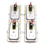 (Lot of 4) Columbus Electric RH270000R Air Pressure Sensing Switches