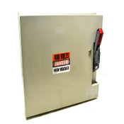 Steel Hinged 21" x 16" x 11" Safety Switch Enclosure w/ GE 100A Circuit Breaker