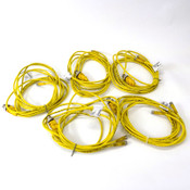 (Lot of 5) Turck Splitter VBRS 4.4 2PKG 3M-2/2 U0117-33 Euro Fast Cables