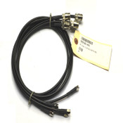 (Lot of 5) NEW Wilson 999185-001 N-Male to SMA-Male 3' Black Coax Adapter Cables