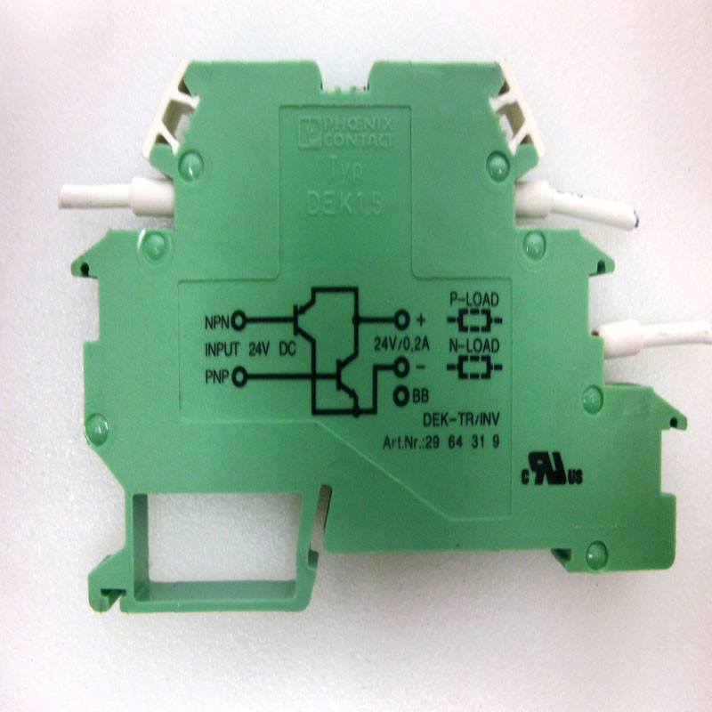 Lot of 13 Phoenix Contact Type DEK 1.5 Terminal Block Relay 24VDC 0.2A