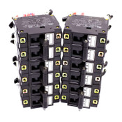 (Lot of 6) Idec NRAN2121F Circuit Protectors 3A 220V 3A IC 1000A 250VAC Max