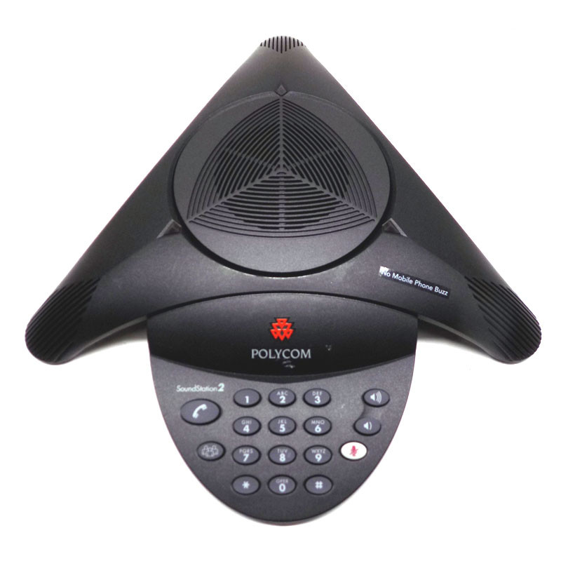 T148 Polycom SoundStation 2 Conference Phone 2201-15100-601 for sale online 