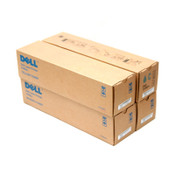 Various Dell Toner Cartridges for 3100CN Cyan/Yellow/Magenta - Lot of 4 - NEW