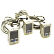 (Lot of 3) SMC Pneumatics ISE30-C4L-65 High-Precision Digital Pressure Switches