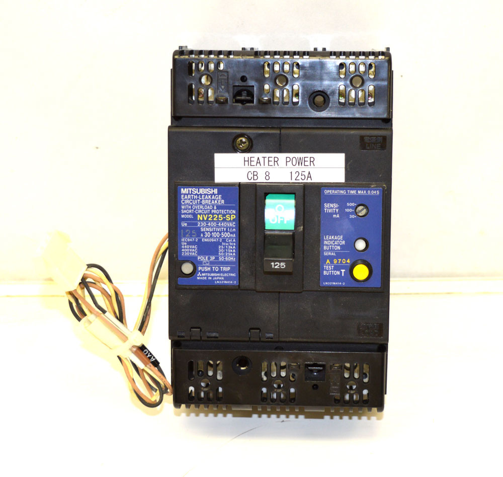 Mitsubishi NV225SP Circuit Breaker 3Pole 125A