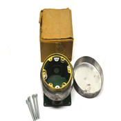 American Electric 602 Cast Iron/Brass Floor Box
