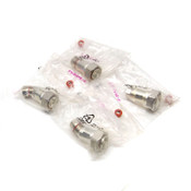 (4) Andrew F4PDMV2-C Male 7/16 DIN Straight Coaxial RF Connectors for 1/2" Cable