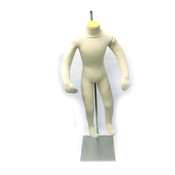 44" Youth Unisex Bendable Mannequin w/ Flexible Shoulders, Arms, Hands & Feet