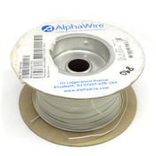 AlphaWire 6712 White 24 AWG 600 Volt Internal MPPE Wire (890 Feet)