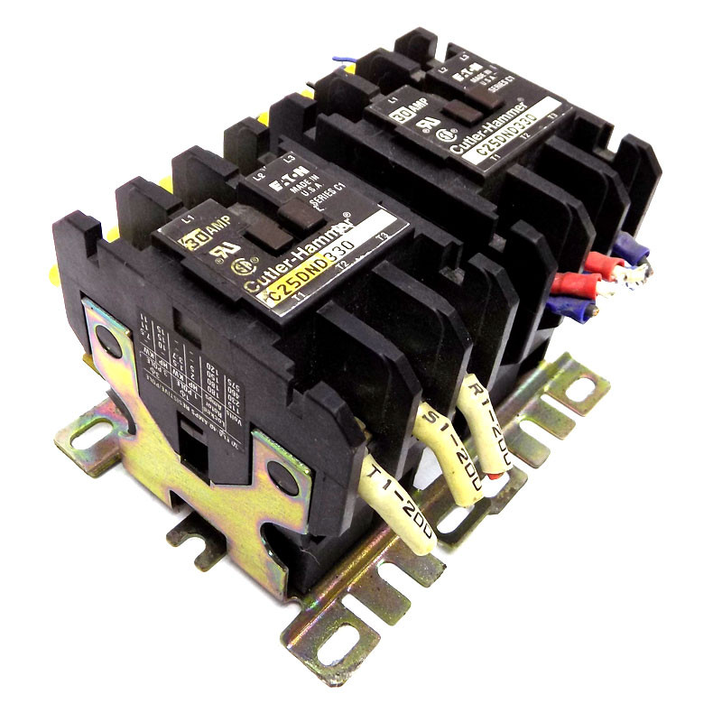 30 Amp • 3 Pole • 24V Coil C25DND330T Eaton Cutler Hammer Contactor