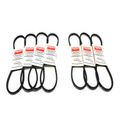 Dayton Premium Wrapped V-Belts (3) 4L360 36" L and (4) 4L370 37" L