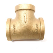 Merit Brass X106-121216 Reducing Tee Valves (3/4" x 3/4" x 1") (10)