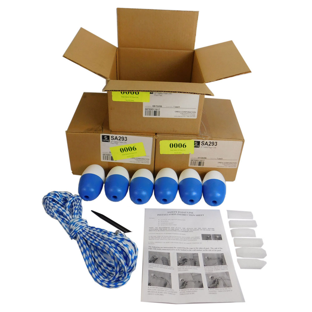 Oreq SA293 20 Foot Swimming Pool Safety Float Lines with Six Floats (3)