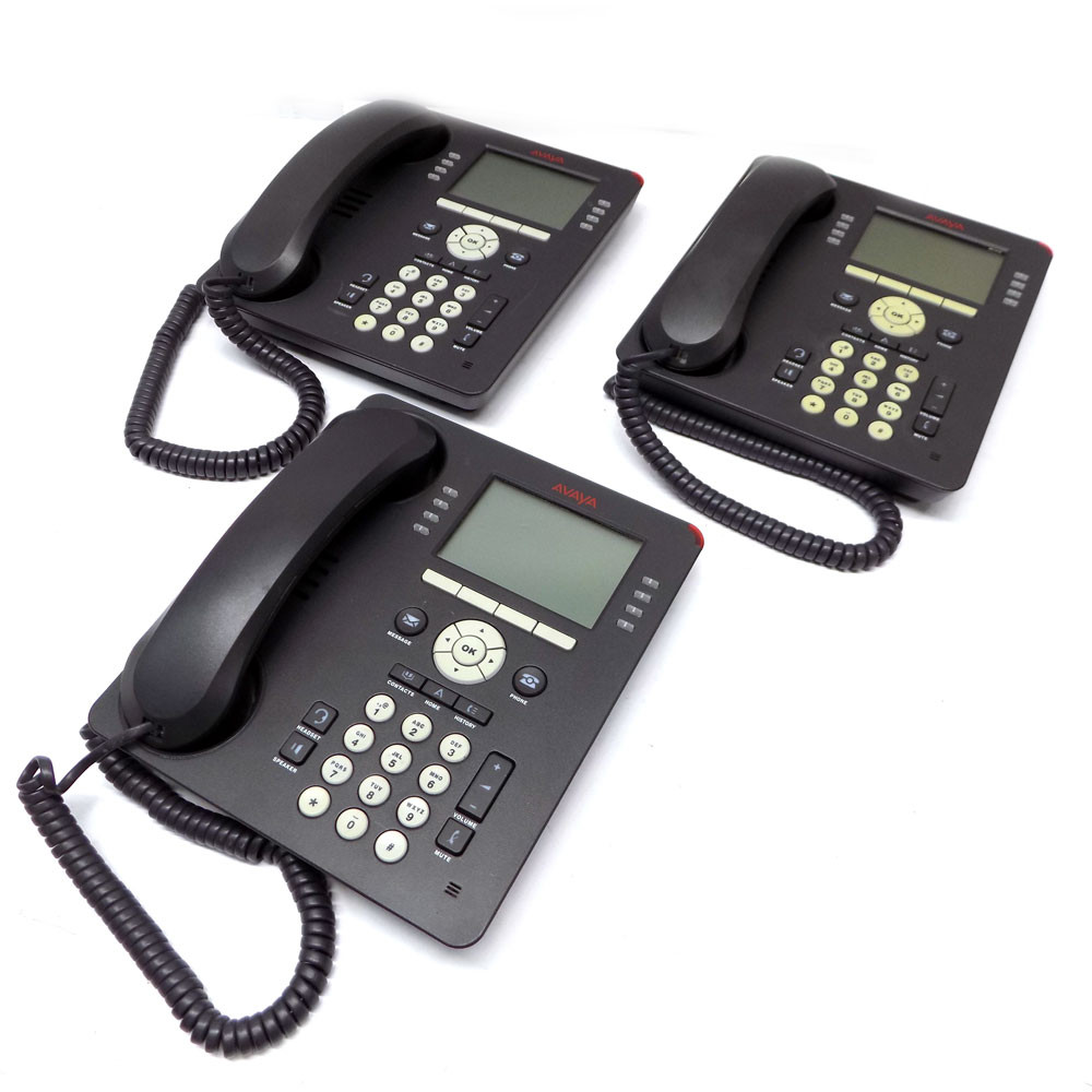 Avaya 9608 8 Line Lcd Display Business Desk Phones W Handsets 3