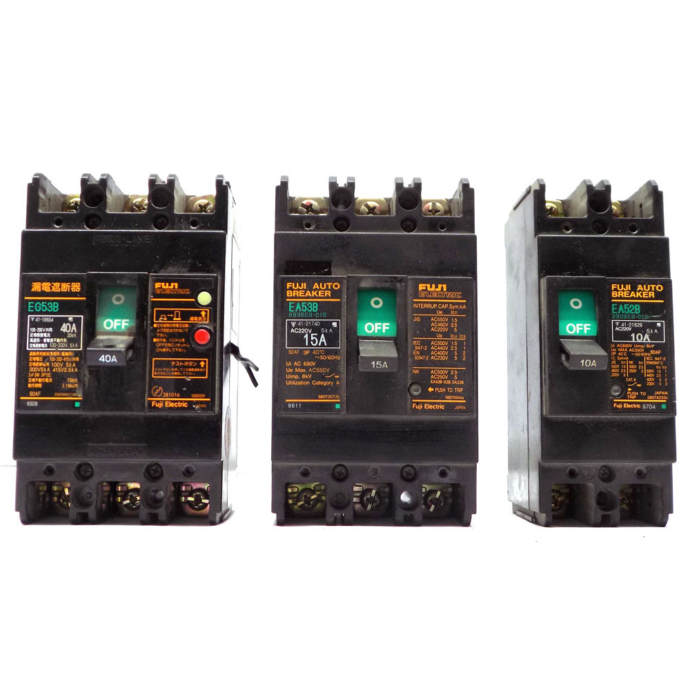FUJI EARTH LEAKAGE AUTO BREAKER 50 AMP EA53B