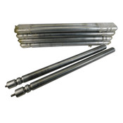 33" Long 1.92" Diameter Galvanized Steel Belt Drive Conveyor Rollers (10)