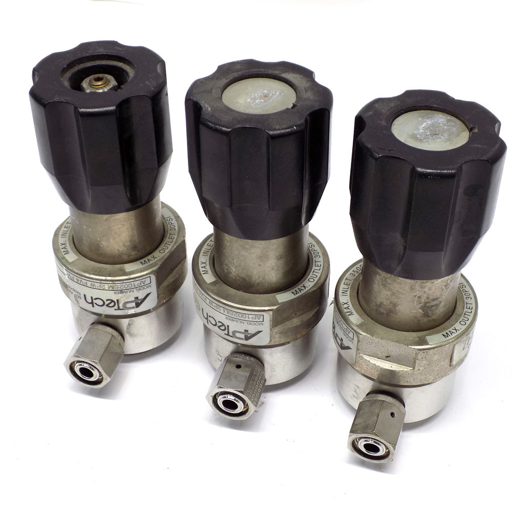 AP Tech AP1002SM 2PW FV4 3500 PSI In/30 PSI Out Pressure Regulators (3)