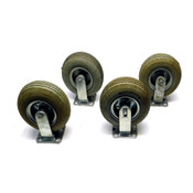 Kenda 2.80/2.50-4 8.5" Nylon Caster Wheels w/ Base 50 PSI Max (4)