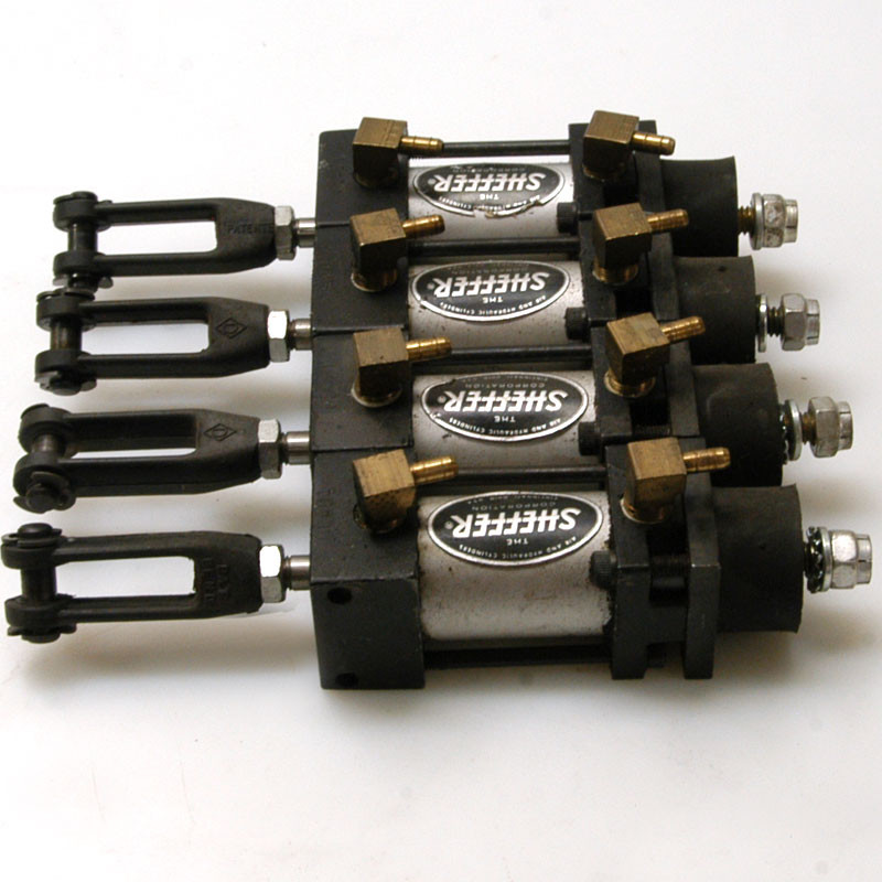 Sheffer CLAD1 Air Pneumatic Cylinders 15/8" Lot of 4