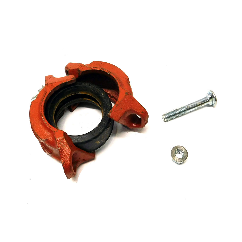 Victaulic 2"/60,3-005H Ductile Iron Grooved Couplings Orange Lot of 5 