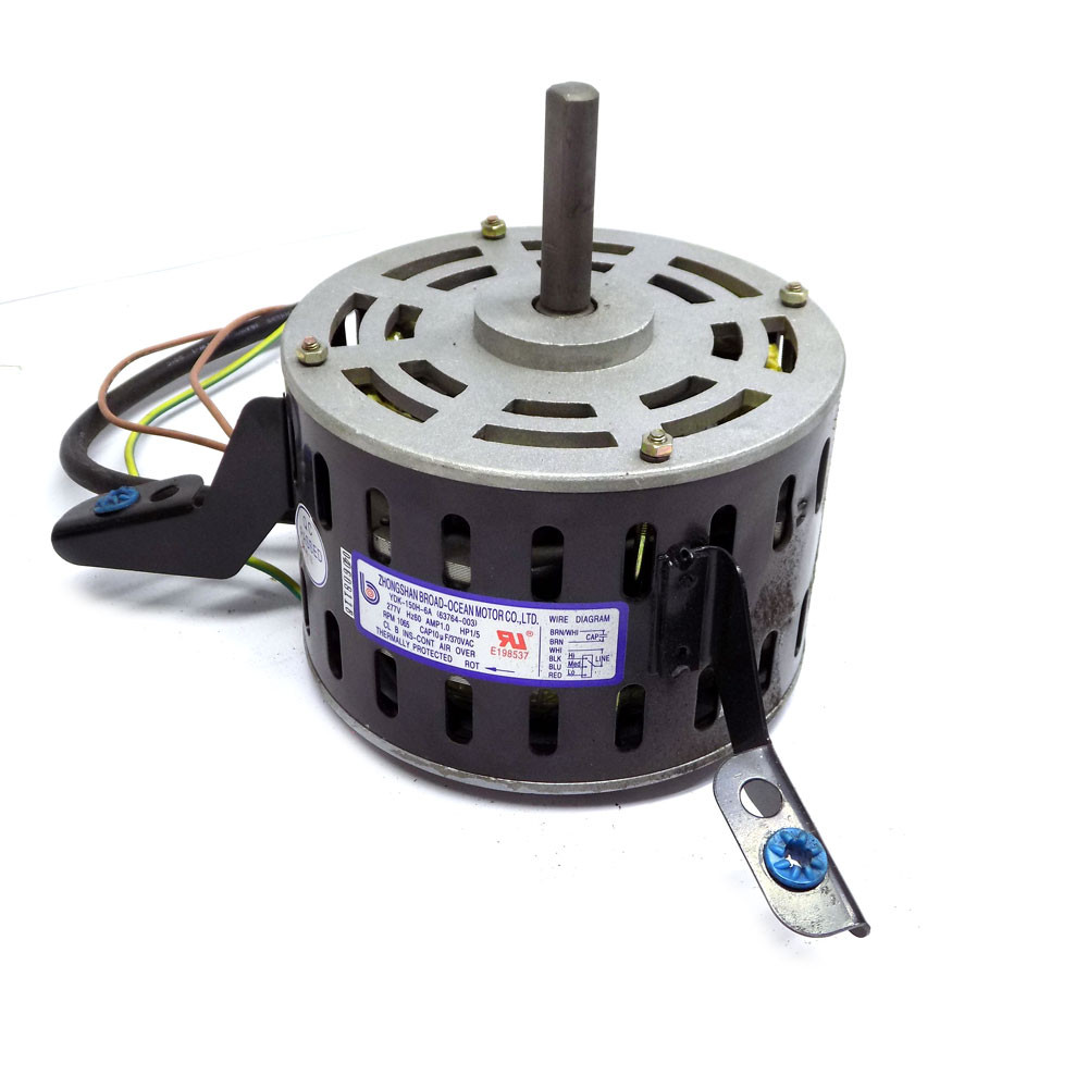 Zhongshan Broad Ocean Ydk 150h 6a Blower Motor 1065 Rpm 1 5hp 1030rpm 277v