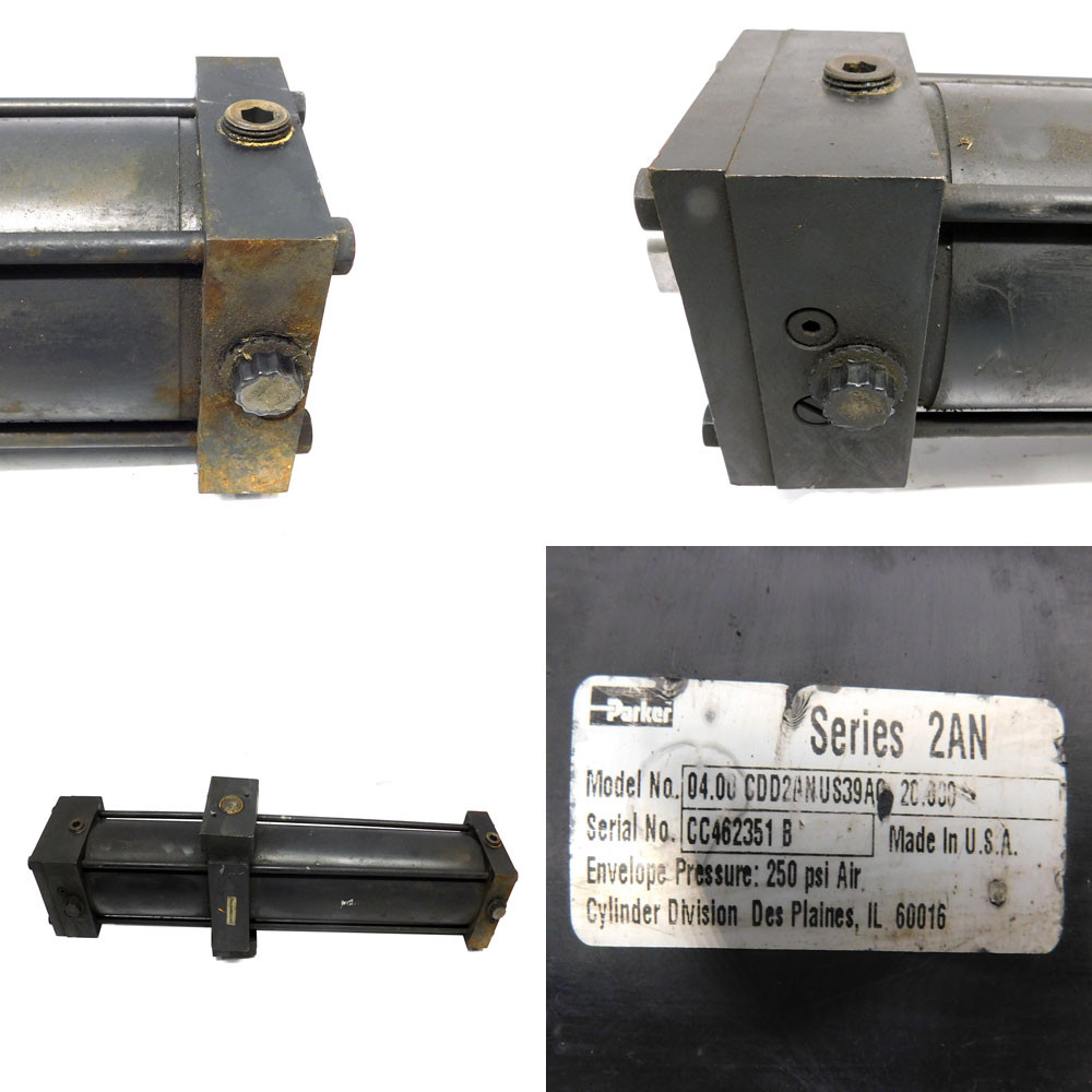 Parker CDD2ANUS39AC 20" Stroke 4" Bore 2AN Industrial Pneumatic Air