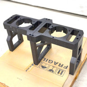 35" x 14" x 17" Anodized Black Aluminum Industrial Double Gantry Assembly