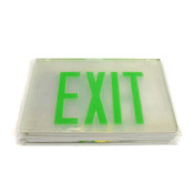 Sure-Lite Edge-Lit LED Green Wide Letters Exit Sign Replacement Lens (5)