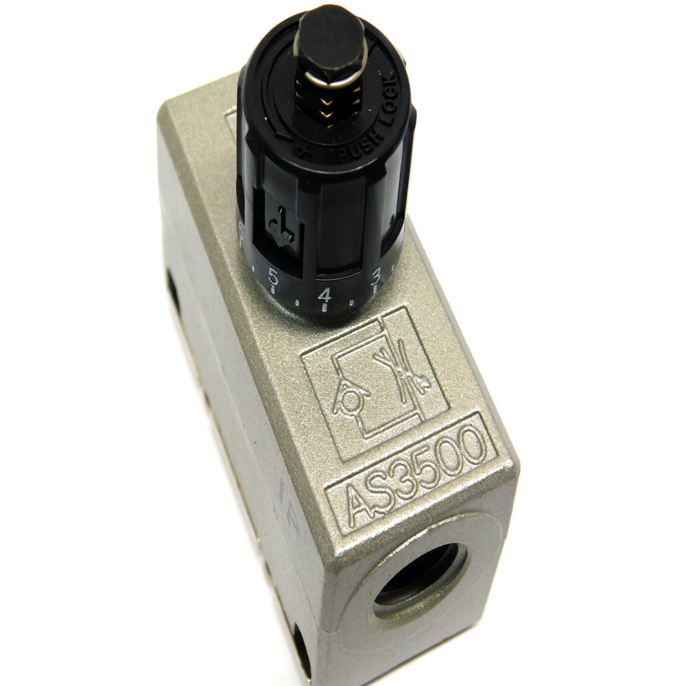 SMC AS3500 PushLock InLine Speed Controller Valves (3)