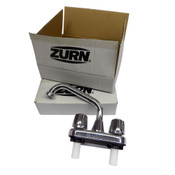 Zurn JP2620-DF1 Rigid Utility Chrome Deck Faucet 4" Hole Width (2)