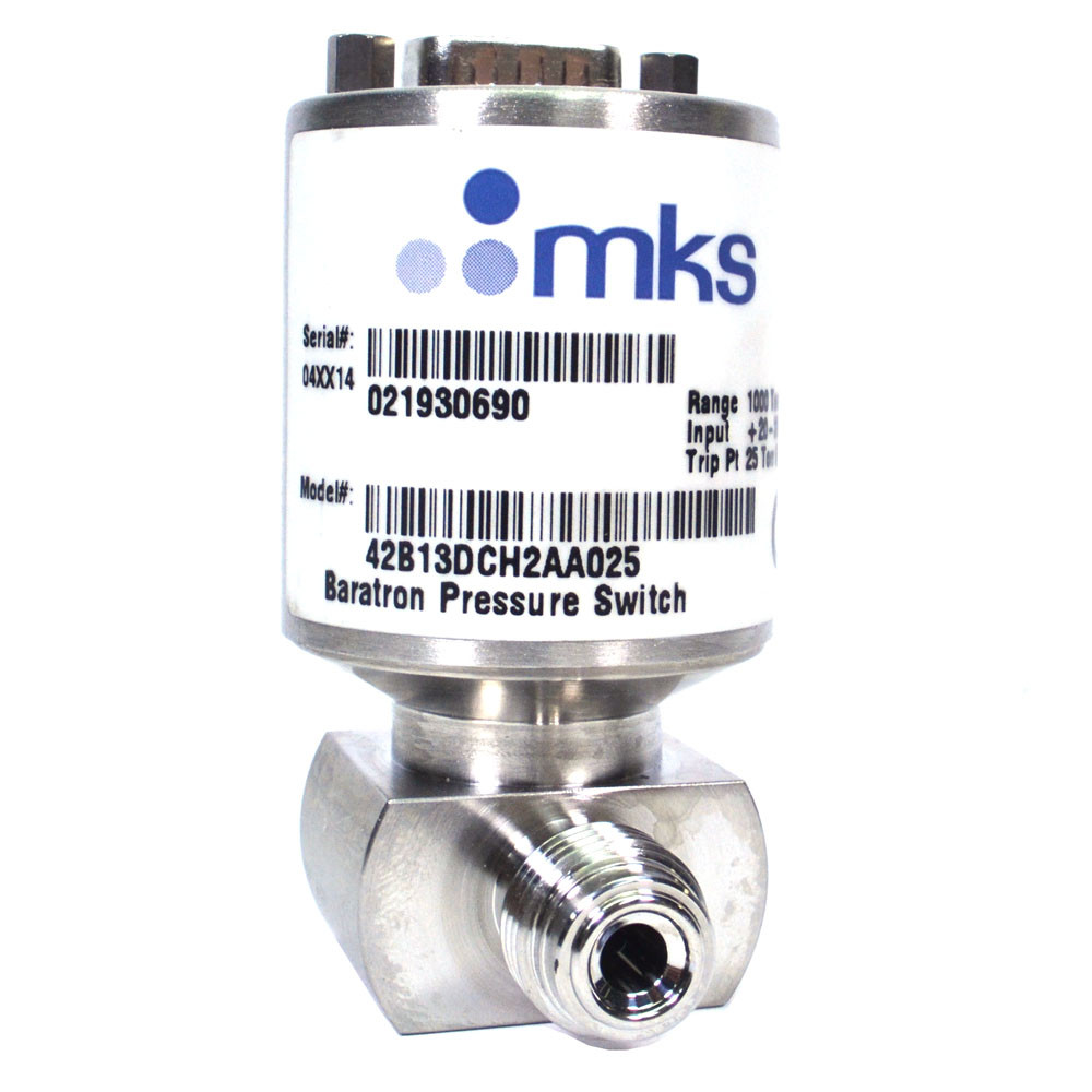 MKS Instruments 51B13TCA2BA100 Baratron Pressure Switch Lot of 2 Used Working 