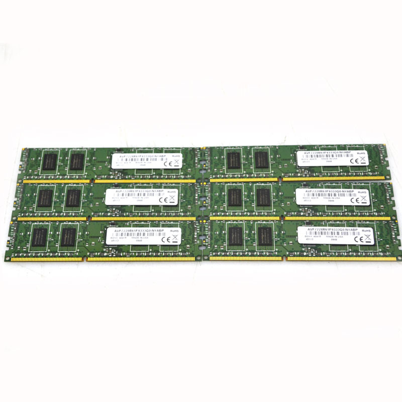 Avant 6GB(6x 1gb) AVF7228R61F9333G0-NYABP DDR3-1333 PC3-10600 ECC REG  Server RAM
