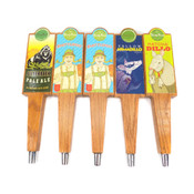 Thirsty Planet Austin, TX 13" Wooden Beer Tap Handles (5)