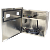 Aluminum Battery Box 18 x 18 x 12 Enclosure w/ 12V DC Solar Charging Board