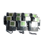 Cisco CP-7942G Business IP Telephones w/Adjustable Stands & Handsets