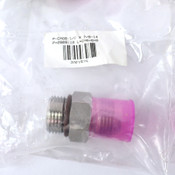 Stainless 7/8-14  Male to 1/2" Male VCR Adapter Fitting