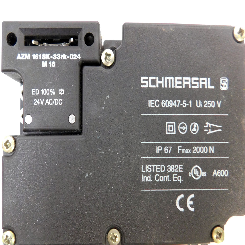 Schmersal Safety Interlock Switch AZM 161SK-33RK-024 with Interlock actuator 