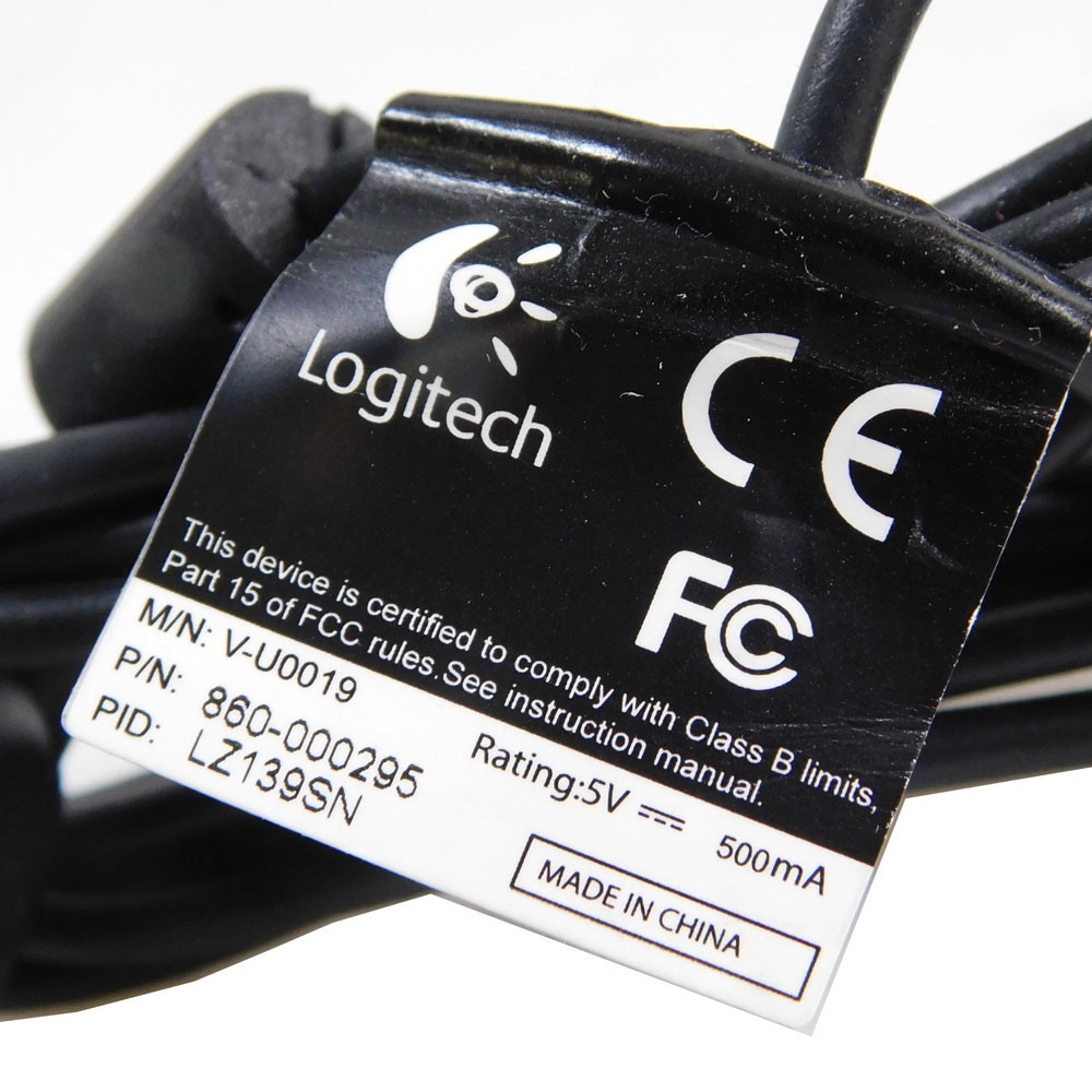 Logitech C210 V-U0019 Webcam 640x480 Video Capture USB 2.0 16:9 Widescreen  Ratio