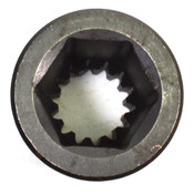 Wright 5856 1-3/4-inch 6-Point #5 Spline Drive Standard Impact Socket