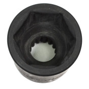 Ozat 9538 2-3/8-inch 6-Point #5 Spline Drive Regular Length Impact Socket