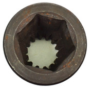Wright 5858 1-13/16-inch 6-Point #5 Spline Drive Standard Impact Socket