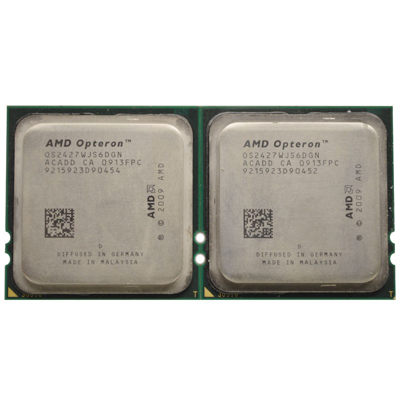 kanaal Vermaken wijsheid Matched Pair 2 AMD Opteron 2427 Processor CPU 2.2GHz 2200MHz OS2427WJS6DGN  6Core
