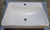 Kohler Vessel Bathroom Sink K-2660 White Drop-in 1 Hole 23" x 18"