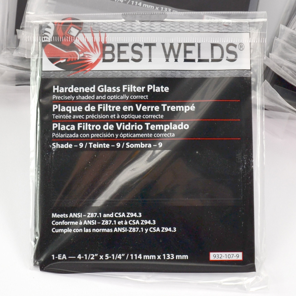 15 BEST WELDS 4.5" x 5.25" HARDENED GLASS FILTER PLATES SHADE 10 4-1/2" x 5-1/4"