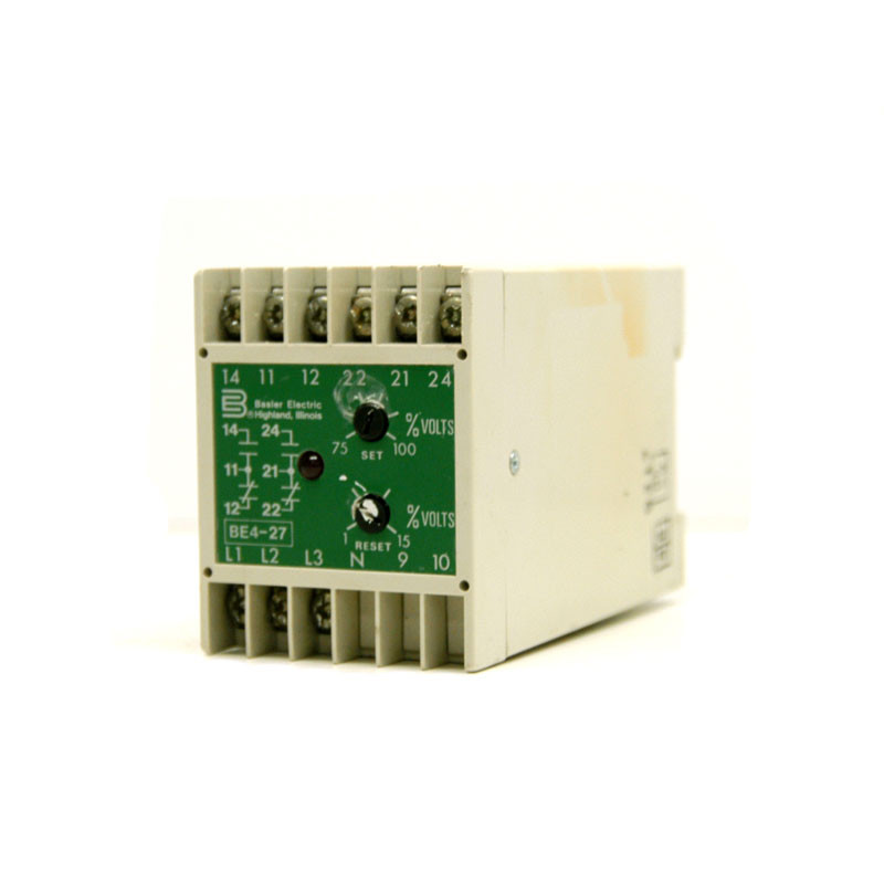 Basler Electric BE427 Over/Under Voltage Relay 0/10 Second Time Delay