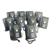 Avaya 9608 8-Line IP Business Telephones w/Handsets & Stands (10)