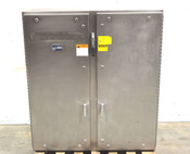 Industrial 2-Door Electrical Control Panelboard Enclosure 48"W x 17"D x 54"H SS