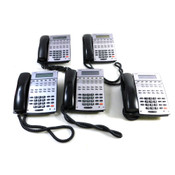 NEC IP1NA-12TXH 22B HF/Disp TEL(BK) Office Telephones w/Label (5)