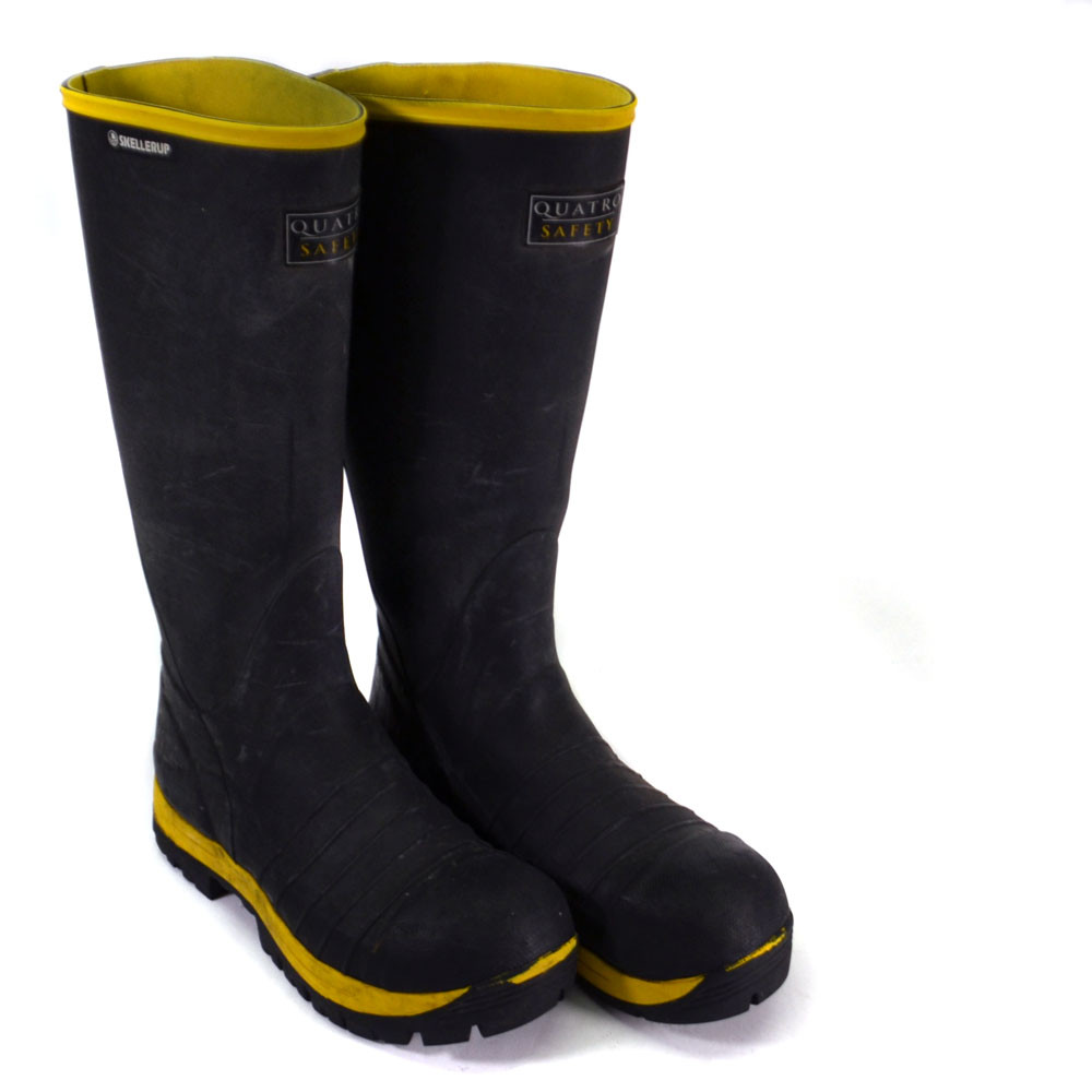 Skellerup Quatro FQS4 Insulated Safety Boots Size 6